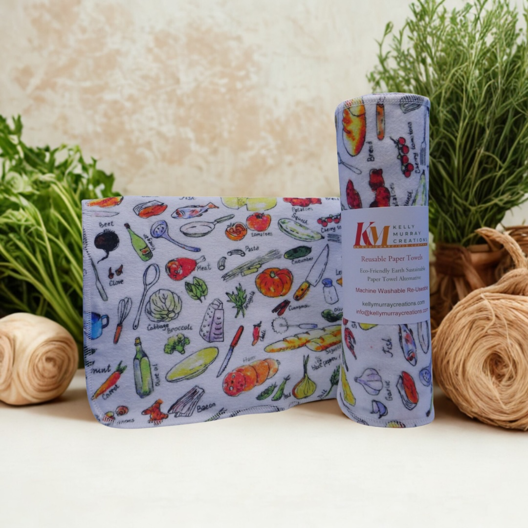 Re-Usable Paper Towels – Kitcheny Design